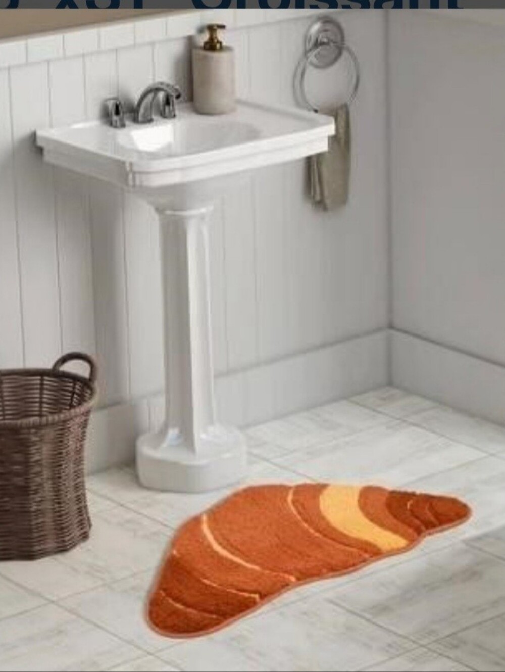 Crossiant Accent Floor Mat Tic Tik Viral